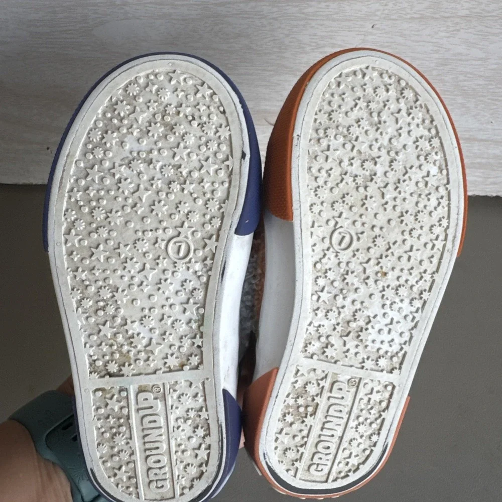 Bluey Toddler Kids Fleece Slip-On Sneakers Faux Sherpa Sz 7